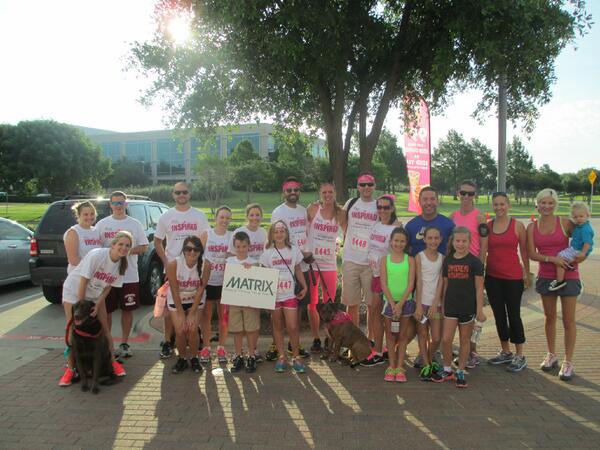 MATRIX_Dallas's tweet image. Here&apos;s our team at Race for the Cure last weekend! Check our fb for more #MATRIXcommunity