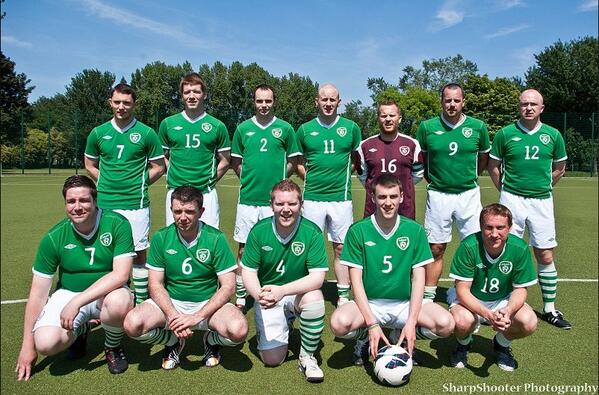 Irish Eurofan team that played a warm up game v <a href="/YouBoysInGreen/">YBIG</a>  on Friday and also had a great 2-1 victory #COYBIG