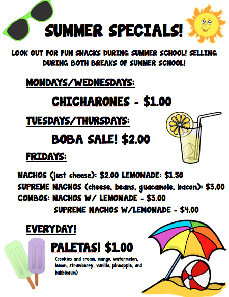 Nogales2015's tweet photo. SUMMER SPECIALS!!! http://t.co/aAh56SOPpx
