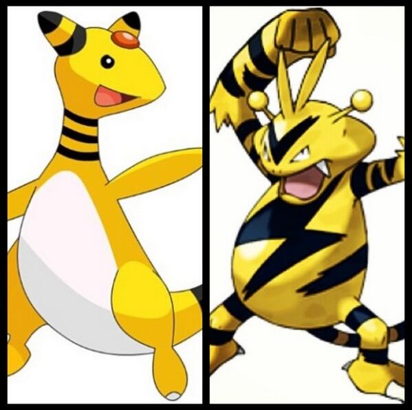Bespokemon's tweet image. RT for Ampharos, FAV for Electabuzz #TrainersChoice #Pokemon