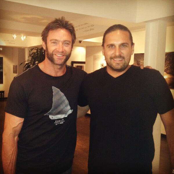In Mark Lakin Photography with <a href="/RealHughJackman/">Hugh Jackman</a>