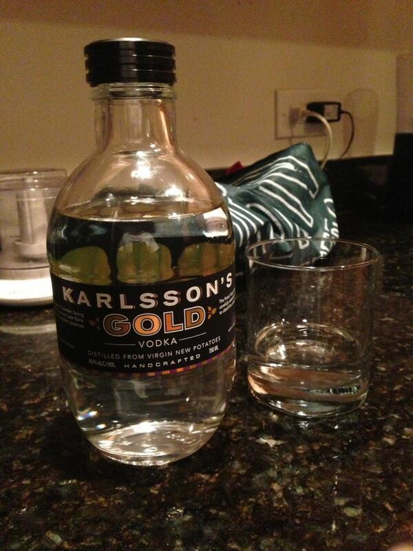 Normally this would signify end of the night but need to stay up but FYI <a href="/KarlssonsVodka/">Karlsson's Vodka</a> makes 4 gr8 nightcap