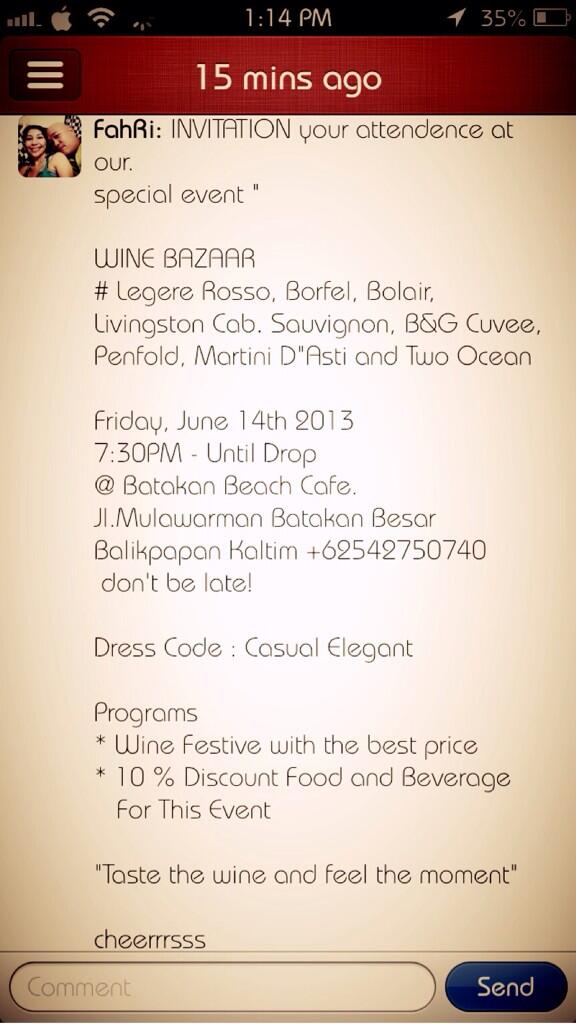 BBC_Batakan's tweet photo. Wine Bazaar @BBC_Batakan on Friday, June 14th 2013 @ 7:30 pm http://t.co/XRKwDLbrLs