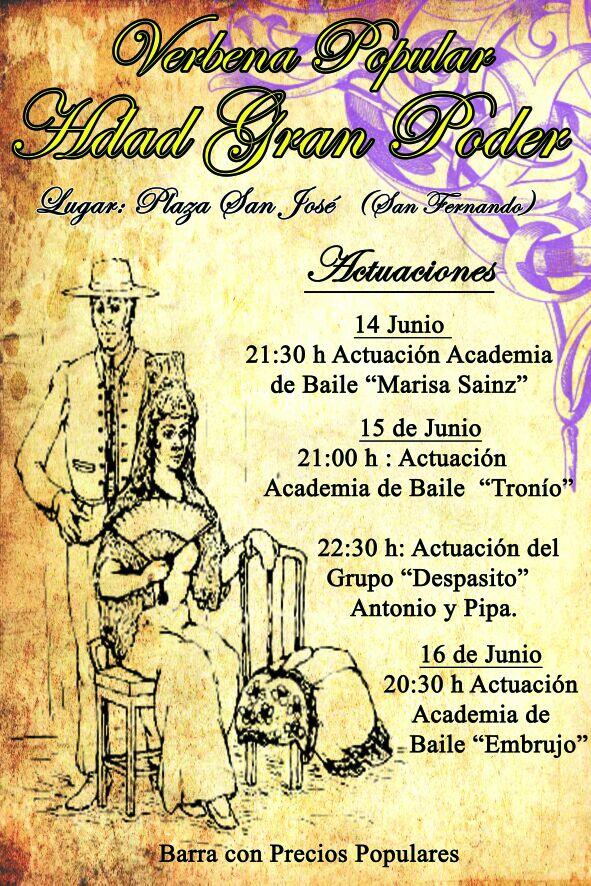 Este fin de semana verbena de la Hdad del Gran Poder.