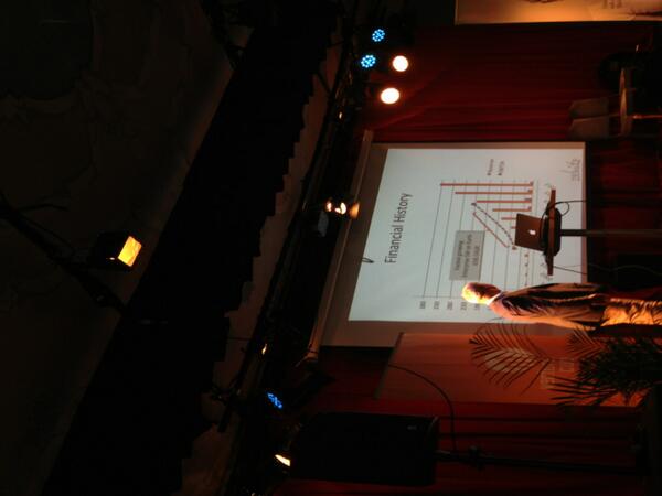 Om Qliktechs hockey-stick-utveckling. Magnus Lindhe under #sverigefinalen av #venturecup