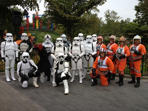 Hanging out with Sunrider Base and SoCal Garrison at Legoland this morning!  <a href="/501stLegion/">501st Legion</a> <a href="/rebellegion/">The Rebel Legion</a> <a href="/501SCG/">SoCalGarrison</a>