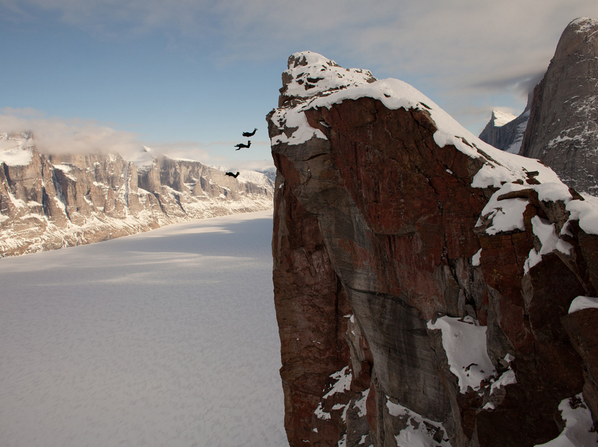 guardian_sport's tweet photo. Sport picture of the day: Arctic base jumping http://t.co/y3yWw1yyZm via @guardian http://t.co/BLQb6EE3YO