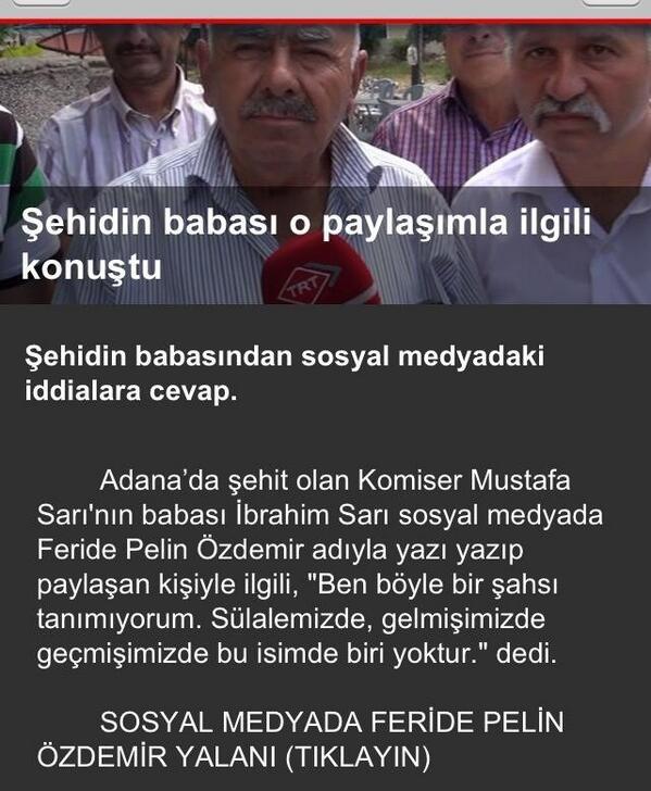 FerudunOzdemir's tweet image. Şehidimizi bile pis emellerine alet ettiler! FERİDE PELİN ÖZDEMİR Yalanı ( #YalancıProvokatörler ) Okuyun...