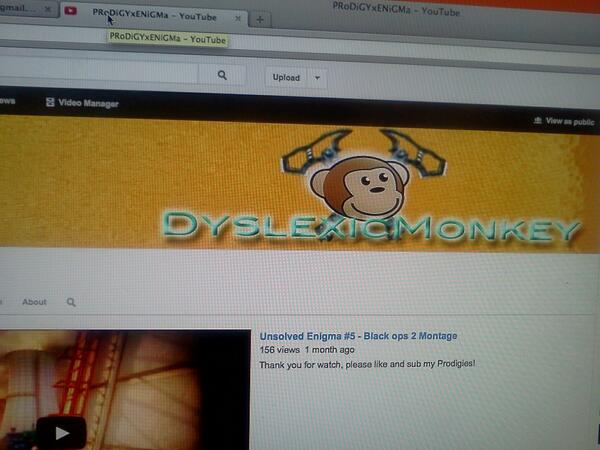 orestemercado's tweet photo. @DyslexicMonkey1 I made you a YT banner for the new layout. http://t.co/17tXq2YZI6