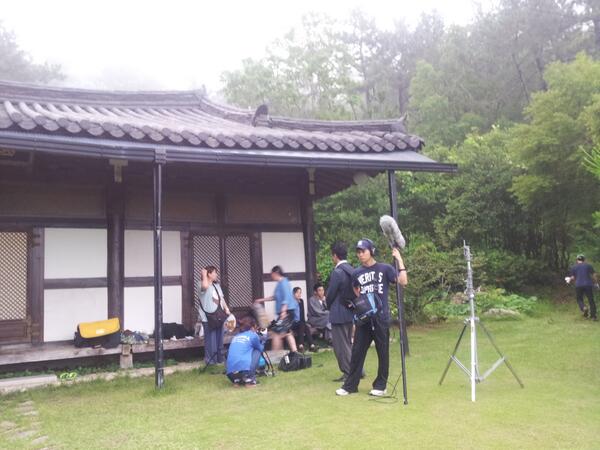 현장스케치 2 
운무가.낀... 주지스님 암자앞