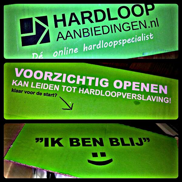 Running_D's tweet image. Briljant die nieuwe verpakking van @Hardloopaanbod #IkBenBlij