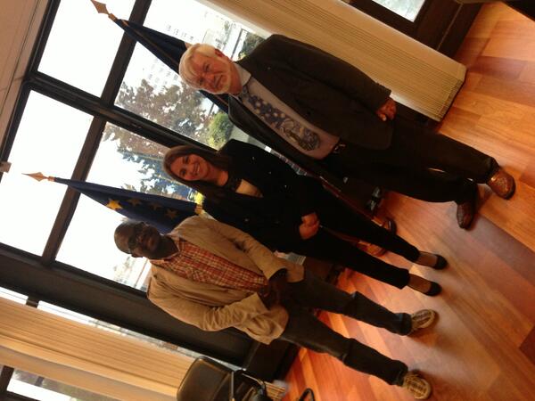 Le Maire reçoit les organisateurs de l’opération «Solidarité Haïti» au collège Wallon.BRAVO pour l'élan de générosité