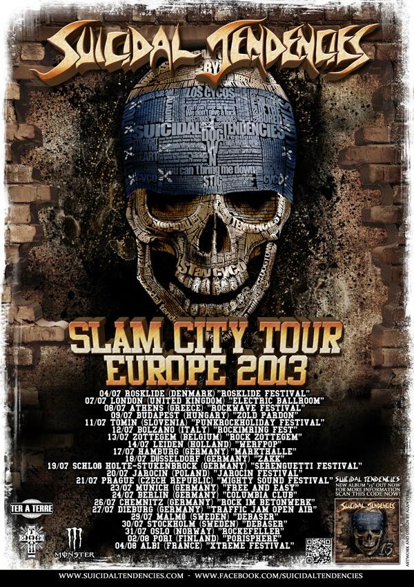 MonsterMusic's tweet photo. #EUROPE!! @OFFICIALSTIG is coming! #SlamCityTour #SuicidalTendencies #CycoStyle #StayCyco RT http://t.co/R8V8AhezLk