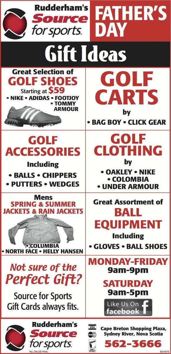 RudderhamsSFS's tweet photo. Father's Day Sale going on now at Rudderham's Source for Sports #fathersday #sale #weknowourstuff http://t.co/FReCMYEQi9