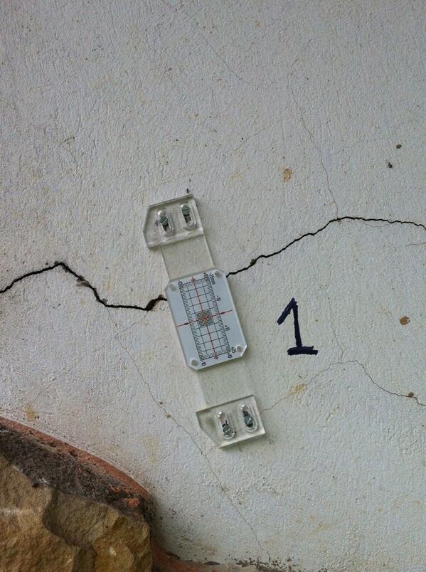 thingtrack's tweet image. El proyecto kBuilding comienza a dar los primeros pasos. Hoy colocación testigos en estructura @InnovacionGijon