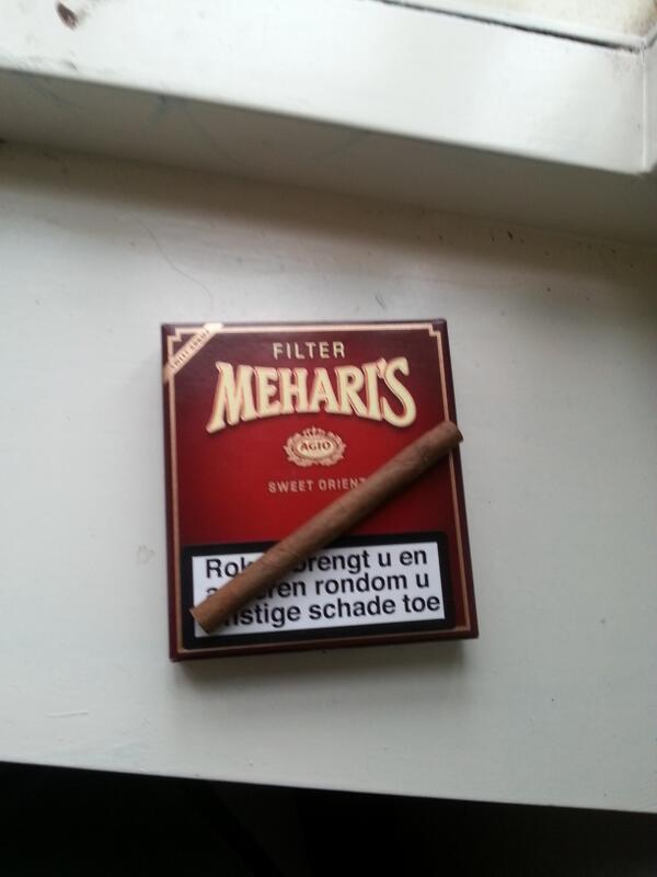 Meharis filter sigaartjes gekocht