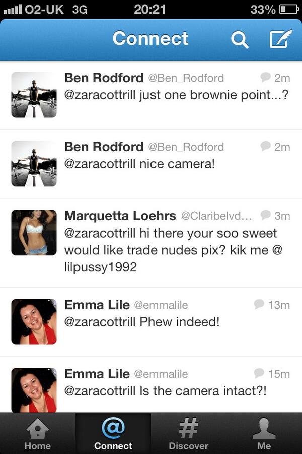 zaracottrill's tweet image. Not really sure how to take this! Tempted to reply that @Ben_Rodford would not approve #SpamAttack