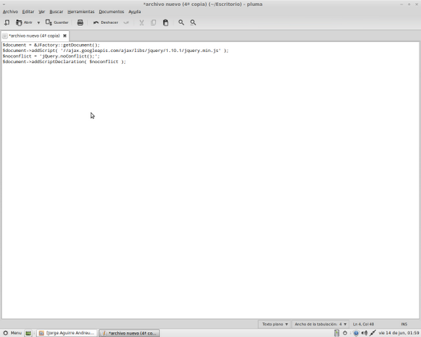 mordsong's tweet image. If you want to evade conflicts with #Mootools and #jquery in #joomla, use this code and use jquery() instead $()