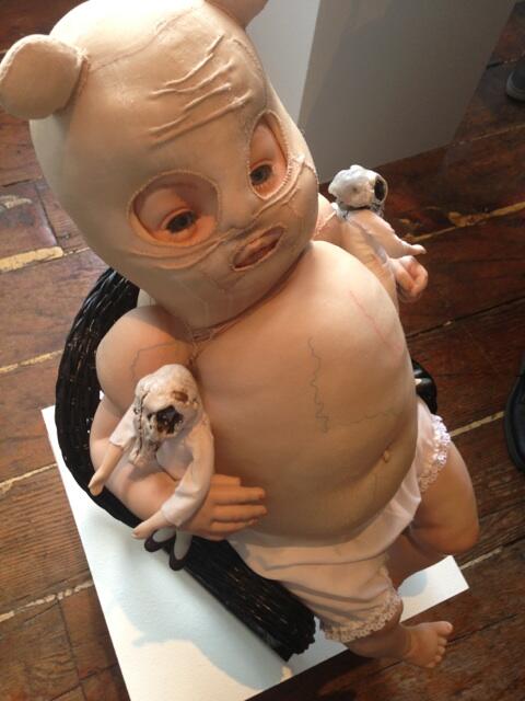 caphillartwalk's tweet photo. Sonja Peterson's bizarre baby @HardLSeattle http://t.co/tA7fPbaByI