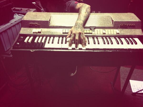 Rehearsal for Friday's San Diego show.