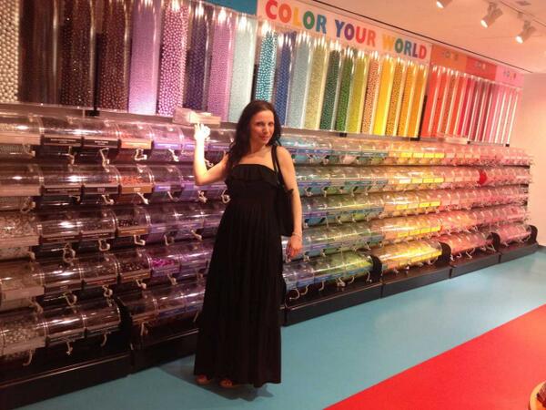 At Dylan's candy bar! Can you say sugar high!lol