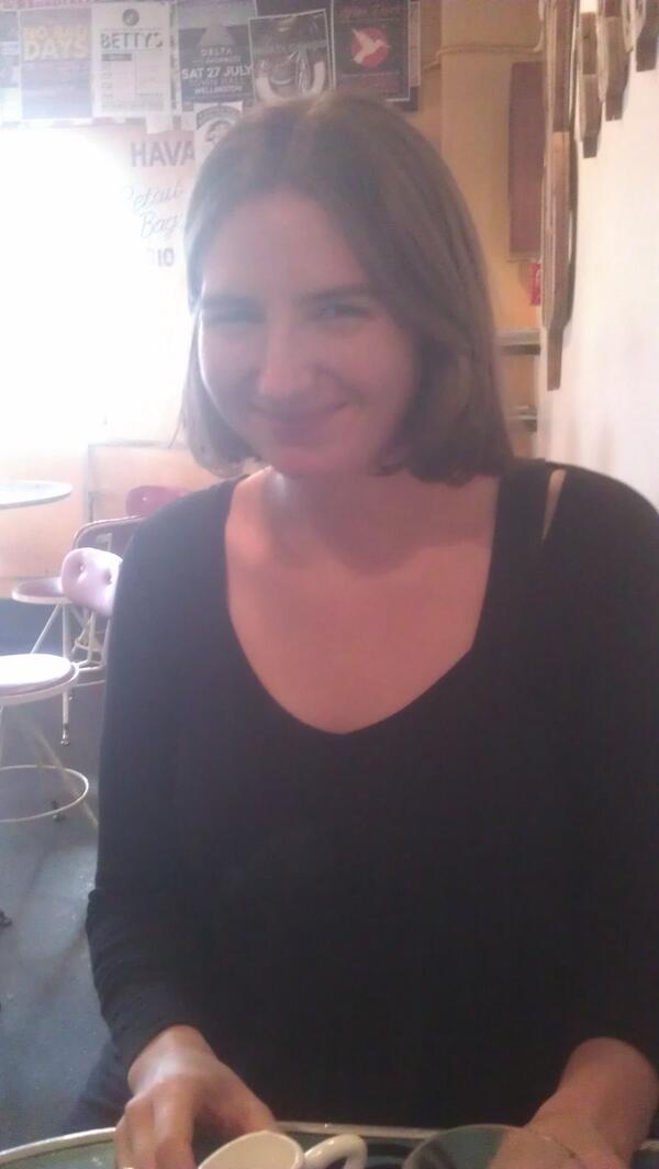 Coffee with this hottie! #newhaircut