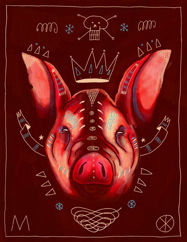 Lil' King Puerco is back...