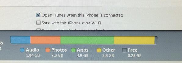 jacupy's tweet image. Idk what "other" things I'm storing😒 I blame aliens👽 #needmorememory