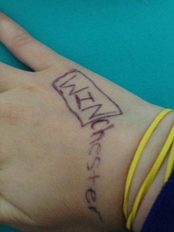 We got sports day today with my team luck whoooooooooooo are team is called WINchester