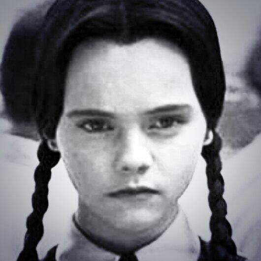 WednAddams's tweet image. #wednesdayaddams #selfie