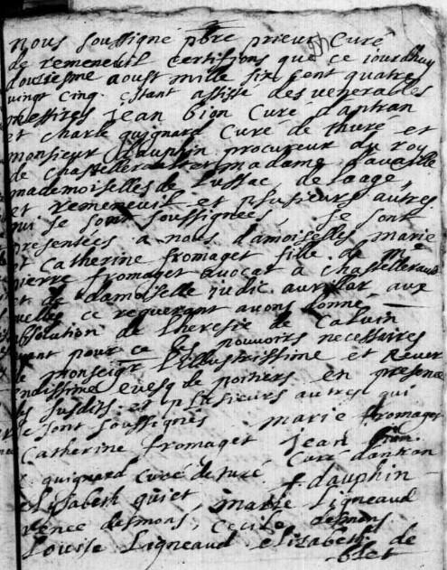 PoitouGnalogie's tweet image. Y'en a du beau monde pour cette "absolution de l'hérésie" à Remeneuil en 1685.
#hérésie #abjuration