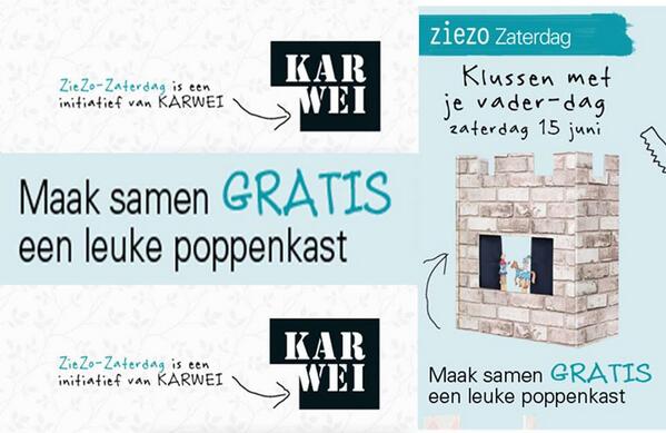 KarweiR's tweet photo. #Morgen #workshop Poppenkast maken. Er zijn nog plaatsen. #Deelname is #gratis. Geef je snel op in onze #bouwmarkt. http://t.co/r8mLN4IsMg