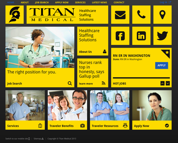 staffingrobot's tweet image. New site launched for @titanmedical! Check it out: titanmed.com #staffingrobot #staffingwebsites #staffing