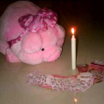 Foto Boneka  Babi Dan Lilin  boneka  baru