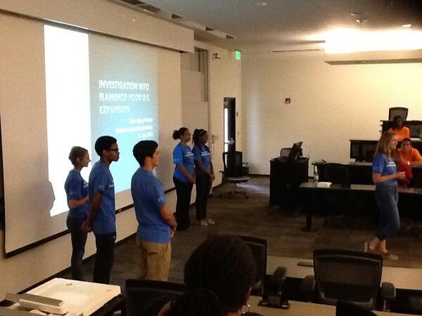 theCRE's tweet image. Team "Rojo &amp;amp; Blanco"... Present to evaluators...