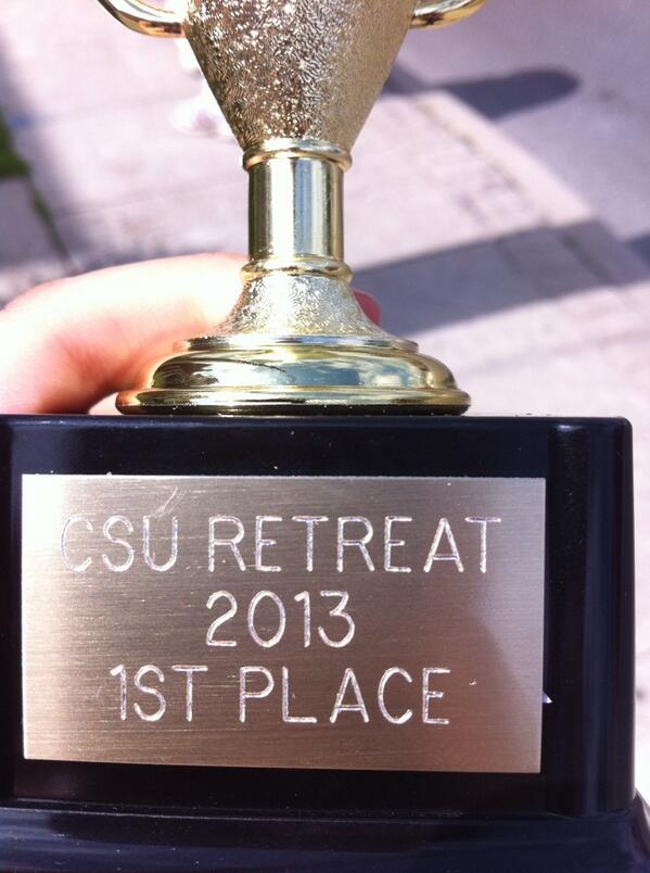 CSU Retreat 2013 tweet media