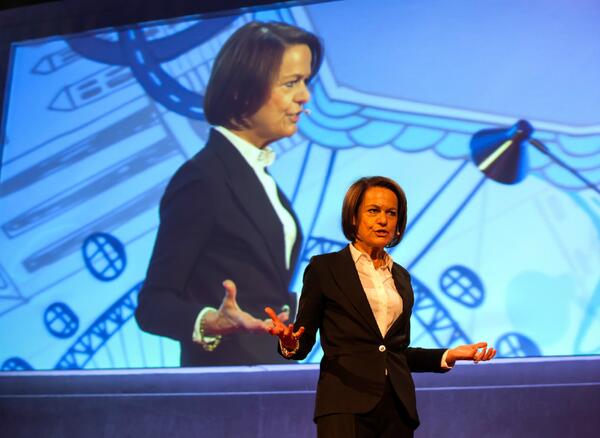 @TEDxHoP - TEDxHousesofParliament speaker Monique Villa, CEO of Thomson Reuters Foundation delivering a powerful talk