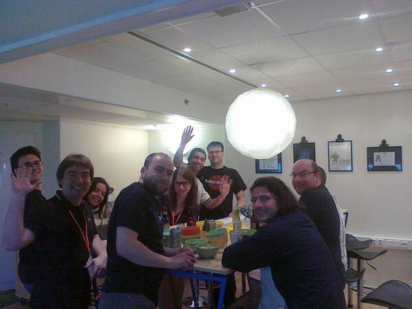Geeks getting in again. Our speakers took over our Tallinn office for few h. Thank you all for coming! #geekout_ee