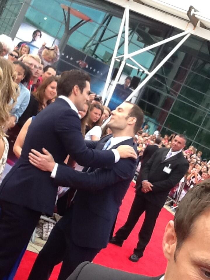 It's them! It's the brothers of Henry and the rest of his family. ~ House  of Cavill at the Man of Steel NY premiere