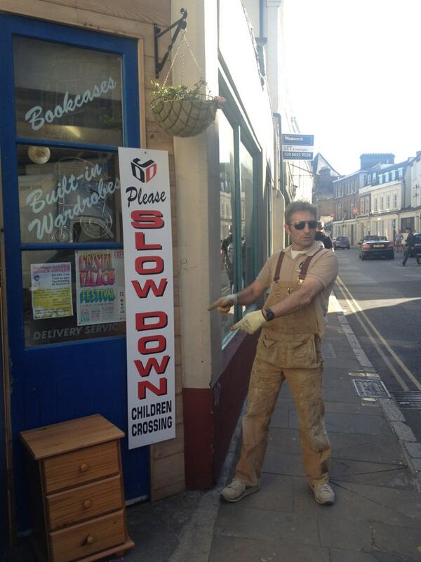 Church rd is not the grand prix! well done to jake and Jim for putting this sign up. It's working!