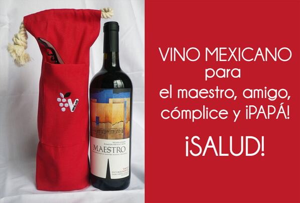 wineartmx's tweet photo. #vinomexicano para el maestro, amigo y papá!! 
Informes: tel (33)36290138 y contacto@wineart.com.mx http://t.co/hVlVhH1h4L