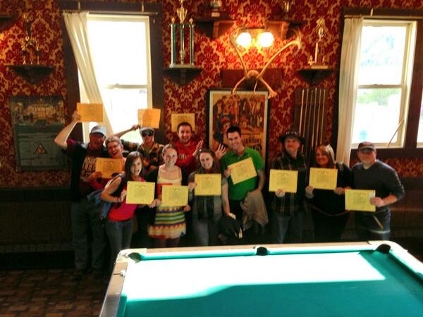 HudsonsTakeAK's tweet photo. We all took toe shots (shots with a dehydrated toe in them) last night. We're still not sure why. #DawsonCity http://t.co/L3OBQ5gC7S