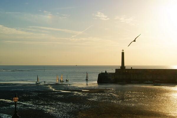 Margate looking picturesque this evening. Ah, when that sun shines... :) #LoveMargate