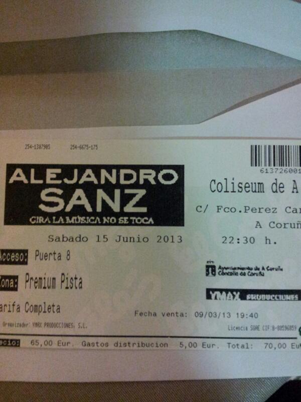 MasterrPand's tweet image. Deseando que llegue mañana para ver a @AlejandroSanz en Coruña!!!!