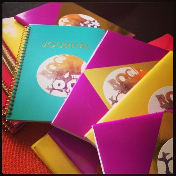rock4therock's tweet photo. Can't wait for our bands to get these journals! Devotions, music notes, etc ... Rock out! http://t.co/ZRj3QUEymS