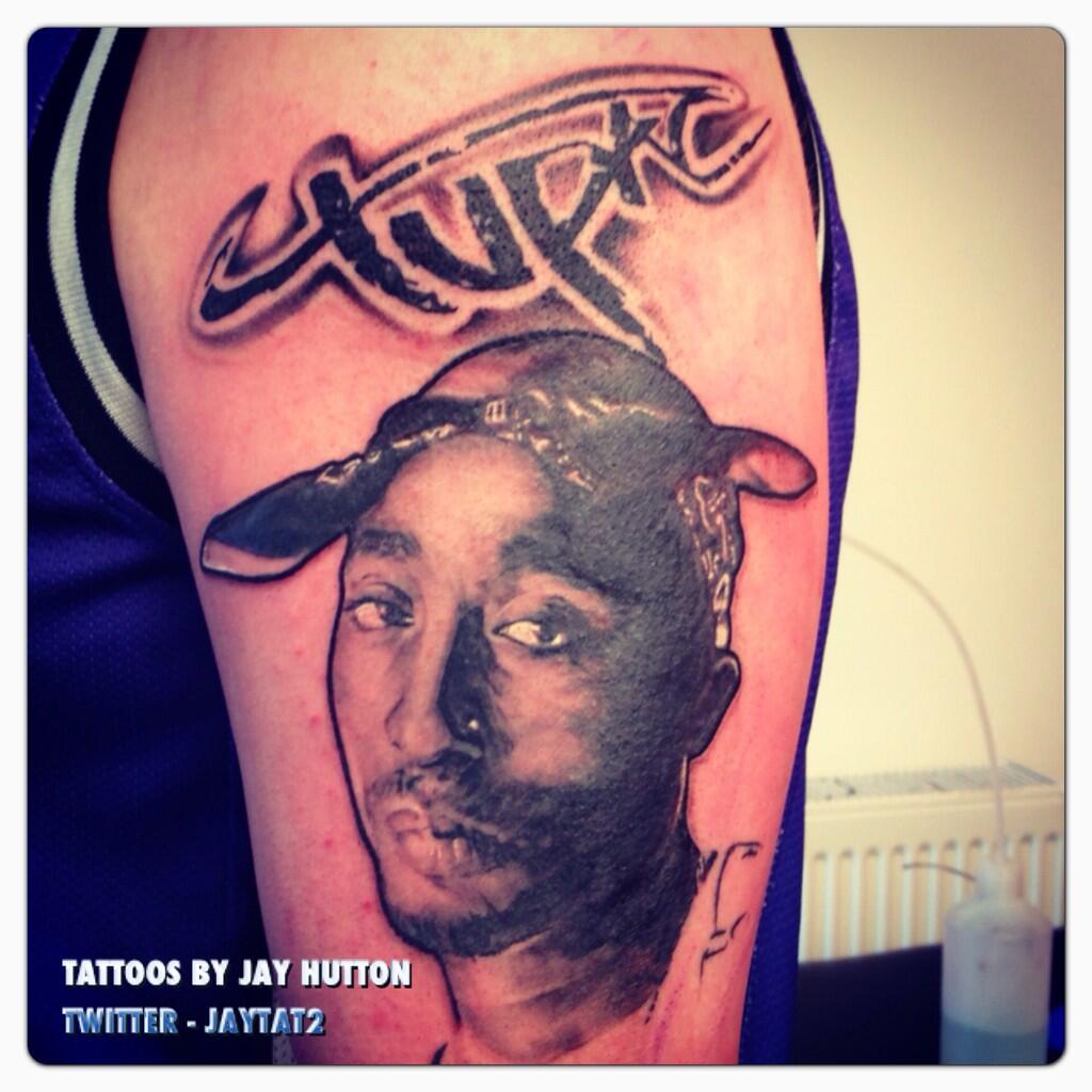 Jay Hutton on Twitter "Pharrell TUPAC PORTRAIT TATTOO BY