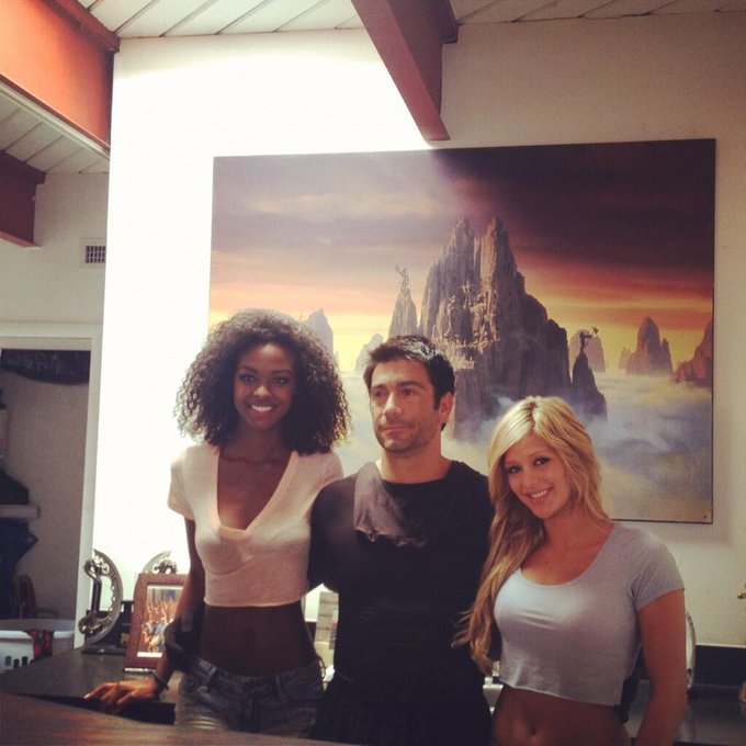 Working on a project with @blackbelttv to raise money for orphaned babies in Vietnam <3 #love #charitystars