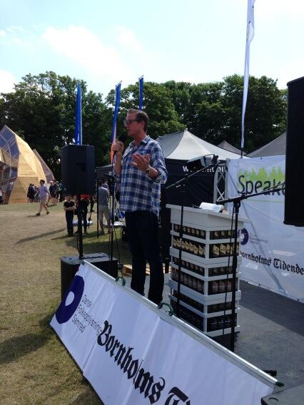 Folkemodet's tweet photo. Peter Mygind på #speakerscorner på #fmdk http://t.co/4pC8Fv4Uq5