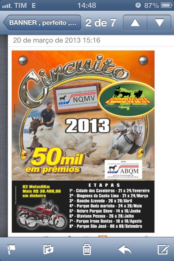 nqmv1's tweet photo. ALOW @ASSOVARN , sigam o novo tweet @nqmv_oficial e fiquem por dentro do circuito ASSOVARN/NQMV !!! http://t.co/GWaSqRE0WU