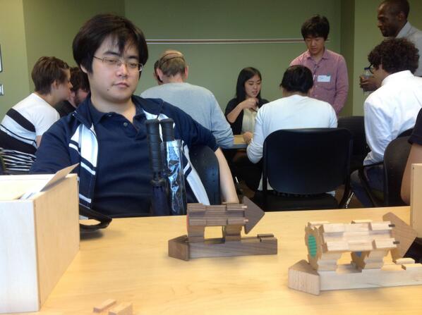 EduhackCa's tweet image. RT @mldsolutions: Learning with 21 Toys @csiTO @eduhackca with teammate Michael.